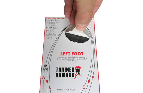 Zestaw naprawczy noska buta Trainer Armour Big Toe Hole Preventer biały