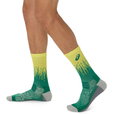 Skarpety Asics Performance Run Socks Crew żółto-zielone