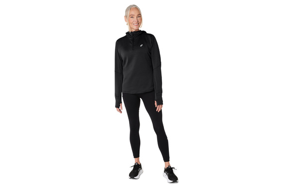 Bluza Asics Road Winter LS Hoodie damska czarna