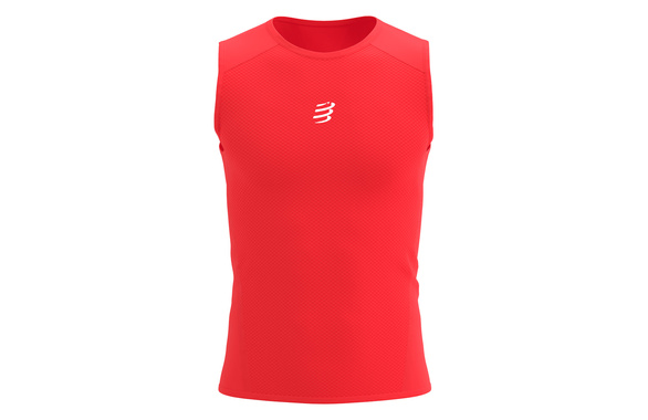 Koszulka Compressport Trail Racing Tank czerwona męska