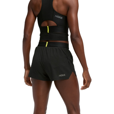 Spodenki Hoka Race Day Split Short damskie czarne
