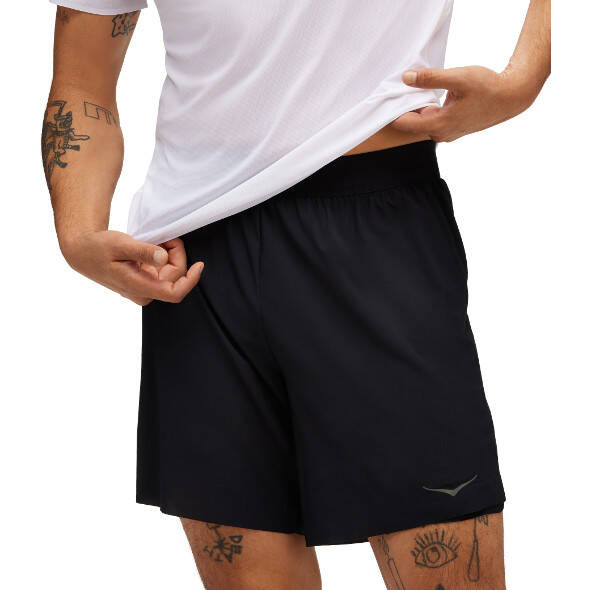 Spodenki Hoka Glide 7" Short 2in1 czarne męskie SS24