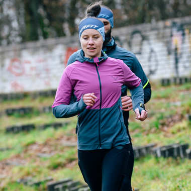 Kurtka Dynafit Alpine Hybrid Jacket damska szaro-różowa