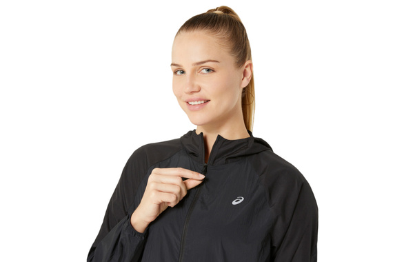 Kurtka Asics Road Packable Jacket damska czarna 