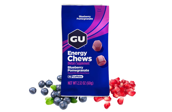 Żelki energetyczne Gu Energy Chews Blueberry Pomegranate 54 g jagoda, granat