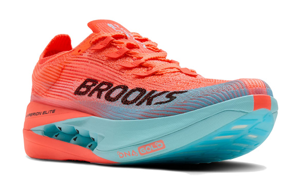 Buty Brooks Hyperion Elite 5 pomarańczowo-niebieskie męskie AW25