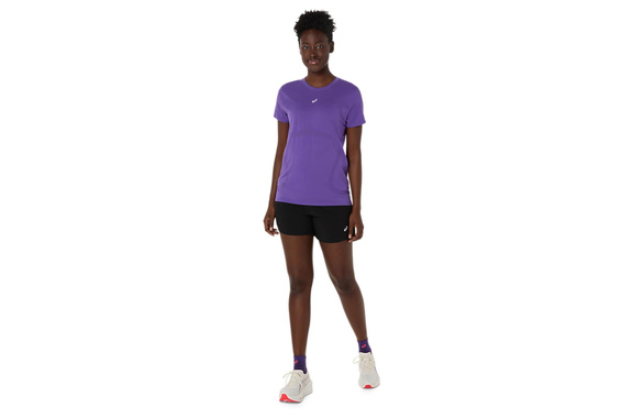 Koszulka Asics Road SS Seamless Top damska fioletowa