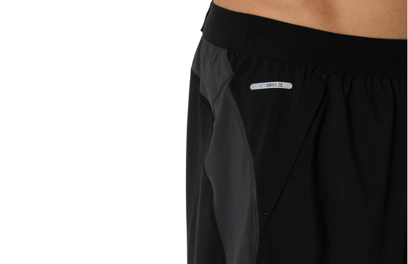 Spodenki Asics Road 2-n-1 7in Short czarne męskie