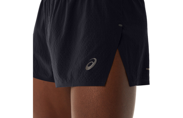 Spodenki Asics Metarun Split Short czarne męskie 