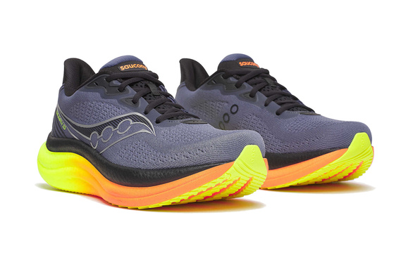 Buty Saucony Triumph 23 szaro-pomarańczowe męskie AW25