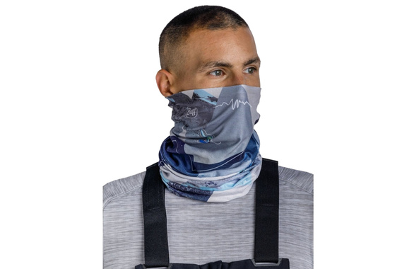 Chusta/maska Buff Thermonet Synth Blue niebiesko-szara