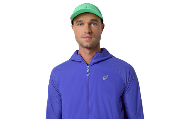 Kurtka Asics Road Packable Jacket kobaltowa męska 