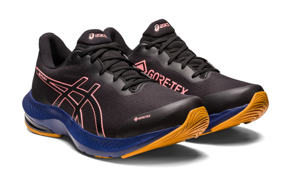 Buty Asics Gel-Pulse 14 z membraną G-TX (wodoodporne) damskie czarno-niebieskie AW23