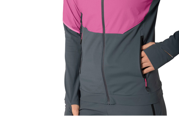 Kurtka Dynafit Alpine Hybrid Jacket damska szaro-różowa