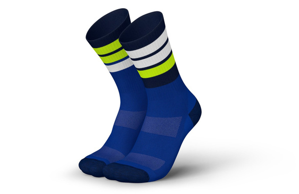 Skarpety Incylence Merino Strive Blue Canary (High Cut) niebiesko-żółte