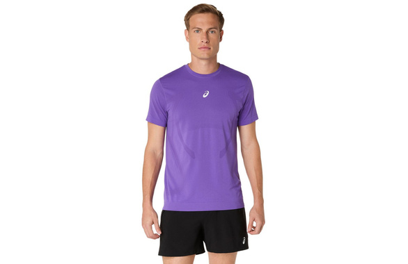 Koszulka Asics Road Seamless SS Top fioletowa męska 