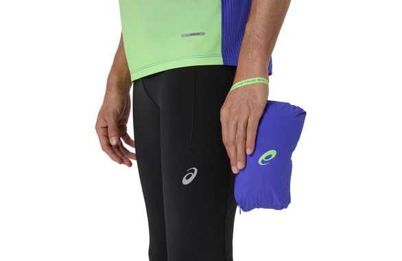 Kurtka Asics Road Packable Jacket kobaltowa męska 