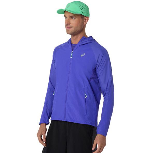 Kurtka Asics Road Packable Jacket kobaltowa męska 