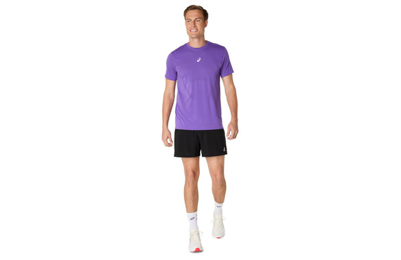 Koszulka Asics Road Seamless SS Top fioletowa męska 