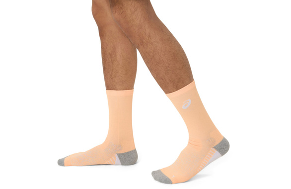 Skarpety Asics Performance Run Socks Crew pomarańczowe