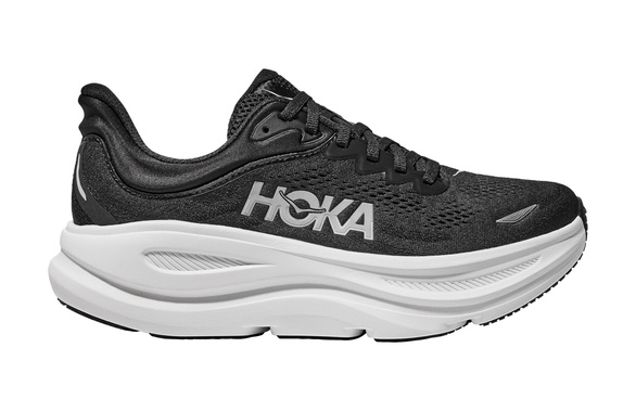 Buty Hoka Bondi 9 Wide (na szerszą stopę) czarno-białe (BWHT) męskie SS25