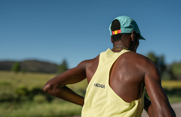 Czapka z daszkiem Hoka Run Trail Hat turkusowa