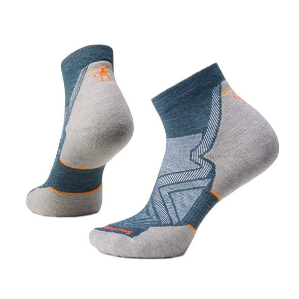 Skarpety Smartwool Run Targeted Cushion Ankle Socks damskie szaro-niebieskie