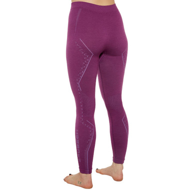Getry termoaktywne Brubeck Extreme Wool LE1351W z wełny merino damskie fuksjowe