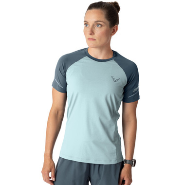 Koszulka Dynafit Alpine Pro S/S Tee damska niebiesko-szara