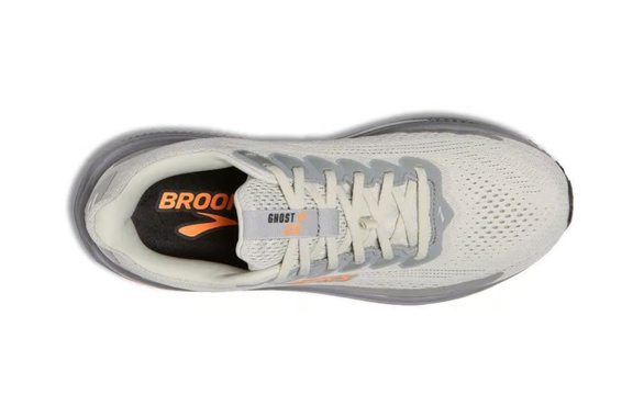 Buty Brooks Ghost 17 z membraną G-Tx (wodoodporne) jasnoszare męskie AW25