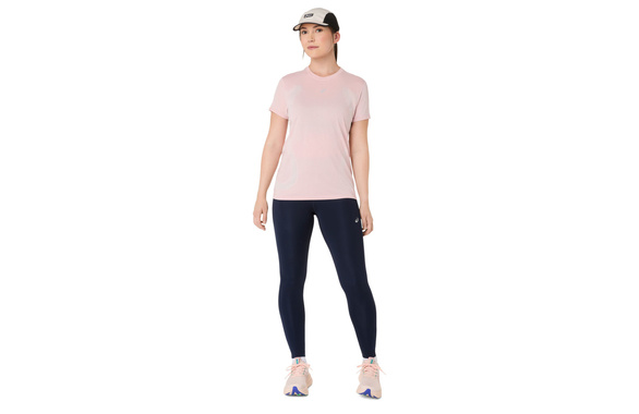 Koszulka Asics Road SS Seamless Top damska jasnoróżowa