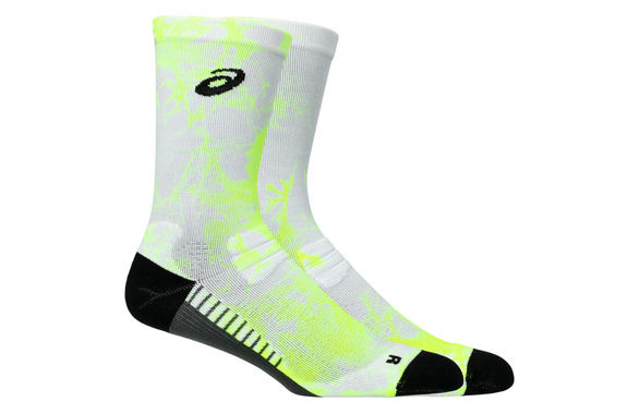 Skarpety Asics Performance Run Socks Crew szaro-zielone