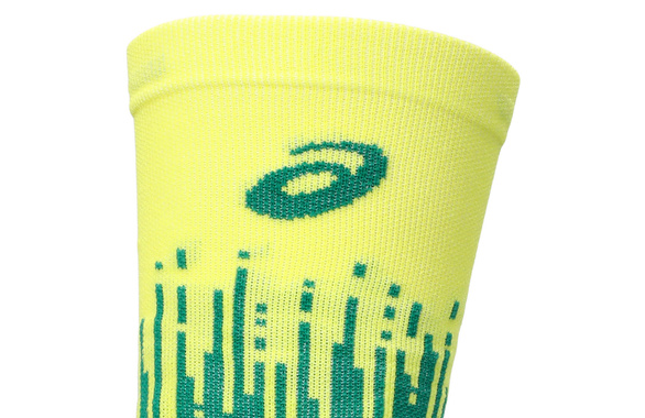 Skarpety Asics Performance Run Socks Crew żółto-zielone
