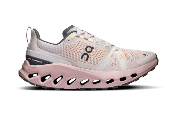 Buty On Cloudsurfer Trail damskie szaro-różowe SS25