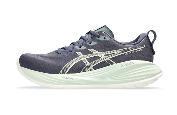 Buty Asics Gel-Cumulus 27 damskie szaro-fioletowo-żółte AW25