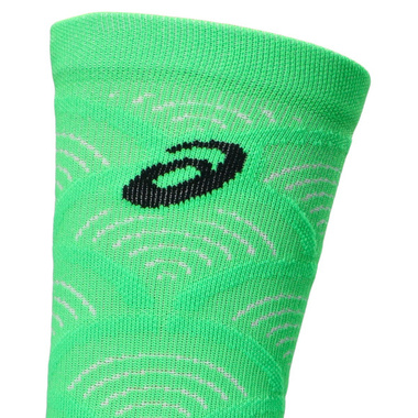 Skarpety Asics Performance Run Socks Crew zielono-czarne
