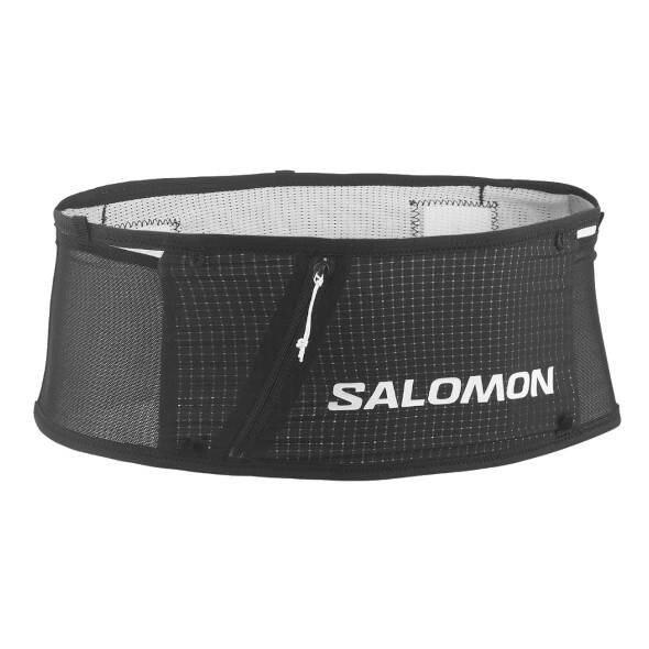 Pas do biegania Salomon S/Lab Belt czarno-biały 