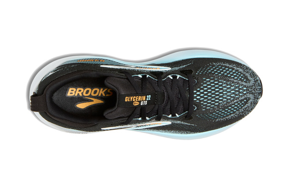 Buty Brooks Glycerin GTS 22 czarno-niebieskie męskie AW25