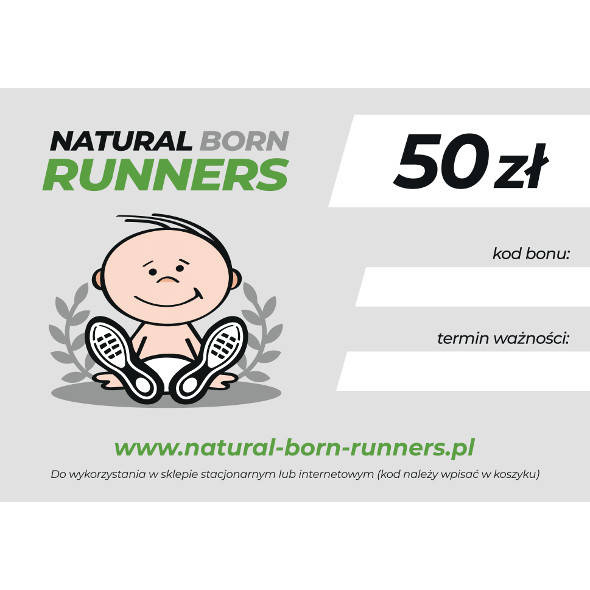 Bon / Voucher upominkowy Natural Born Runners 50 ZŁ