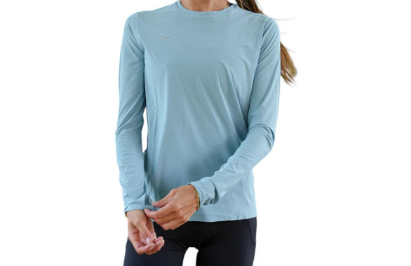Koszulka Hoka Airolite Long Sleeve 2.0 damska niebieska