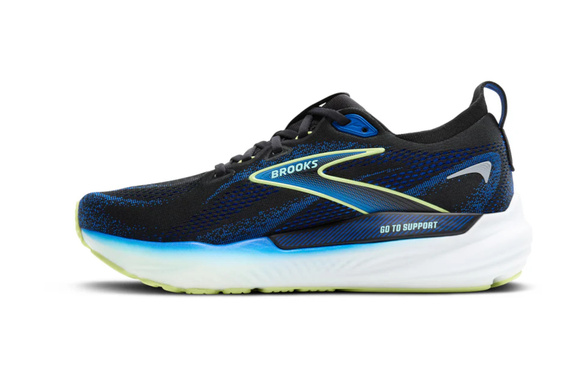 Buty Brooks Glycerin GTS 22 czarno-niebieskie męskie SS25