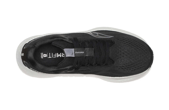 Buty Saucony Ride 18 damskie czarno-białe AW25