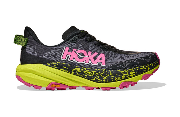 Buty Hoka Speedgoat 6 damskie czarno-żółte (BNNH) AW25