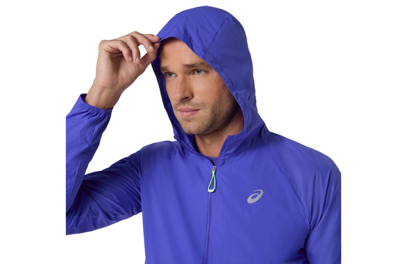 Kurtka Asics Road Packable Jacket kobaltowa męska 