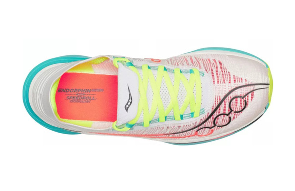 Buty Saucony Endorphin Elite 2 biało-turkusowe męskie AW25