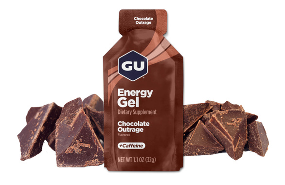 Żel Gu Energy Gel Chocolate Outrage 32 g czekoladowy z kofeiną