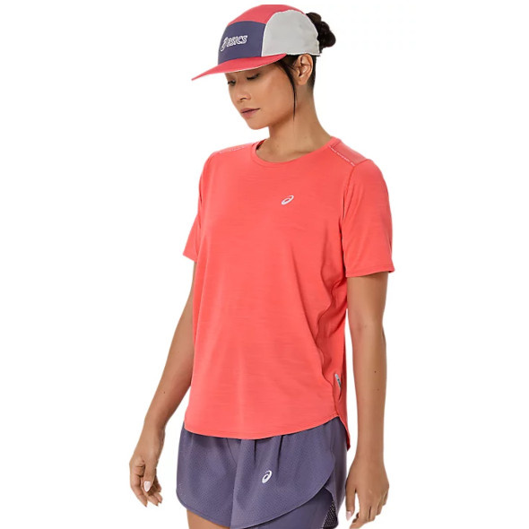 Koszulka Asics Road SS Top damska koralowa