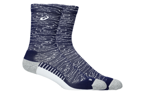 Skarpety Asics Performance Run Socks Crew granatowo-szare