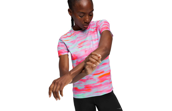Koszulka Hoka Airolite Short Sleeve 2.0 damska kolorowa