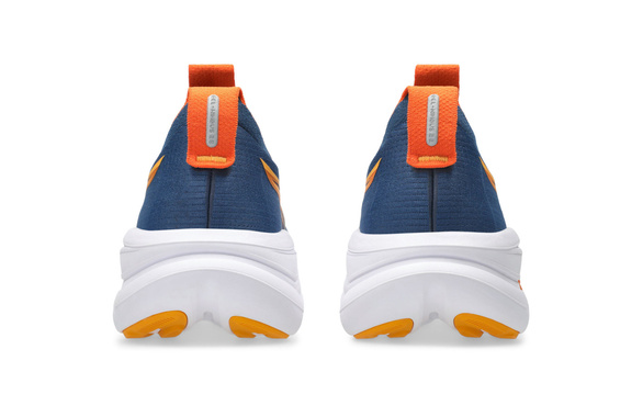 Buty Asics Gel-Nimbus 28 granatowo-pomarańczowe męskie SS26